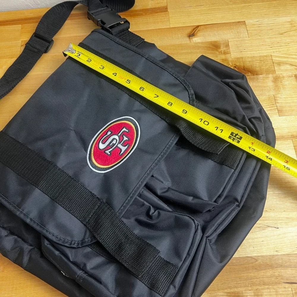NFL San Francisco‎ SF 49ers Messenger Bag Diaper Shoulder Bag Football Fan Black